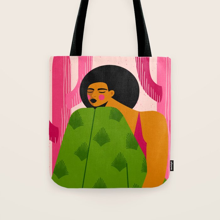 Pink Cactus Tote Bag Gallery Image 1
