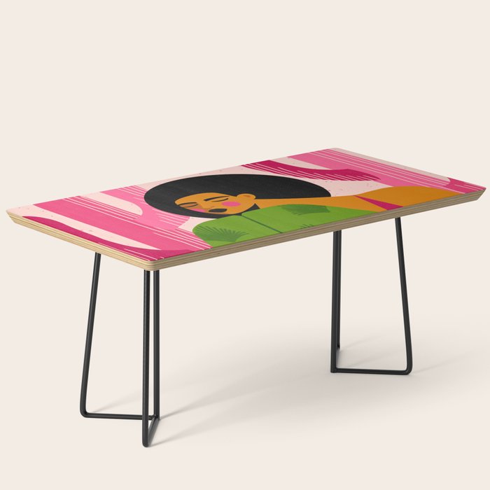 Pink Cactus Coffee Table Gallery Image 1