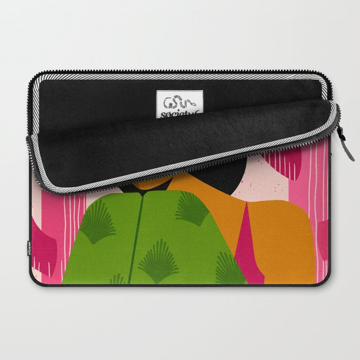 Pink Cactus Laptop Sleeve Gallery Image 2