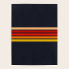 Abstract Minimal Retro Stripes 70s Style - KojÅ«ro Poster Gallery Image 4