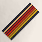 Abstract Minimal Retro Stripes 70s Style - KojÅ«ro Yoga Mat Gallery Image 1