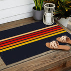Abstract Minimal Retro Stripes 70s Style - KojÅ«ro Outdoor Rug Gallery Image 2