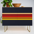 Abstract Minimal Retro Stripes 70s Style - KojÅ«ro Credenza Gallery Image 1