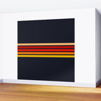 Abstract Minimal Retro Stripes 70s Style - KojÅ«ro Wall Mural Gallery Image 2