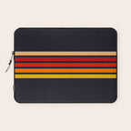 Abstract Minimal Retro Stripes 70s Style - KojÅ«ro Laptop Sleeve Gallery Image 1