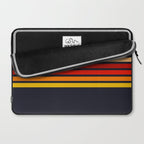 Abstract Minimal Retro Stripes 70s Style - KojÅ«ro Laptop Sleeve Gallery Image 2