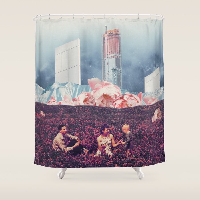 Struggling Not to Forget Shower Curtain Gallery Image 1