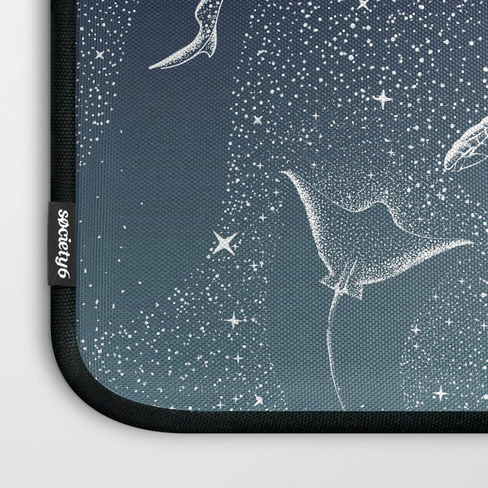Cosmic Ocean  COLOR GRAD -  turquoise Laptop Sleeve Gallery Image 3