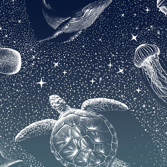 Cosmic Ocean  COLOR GRAD -  turquoise Coffee Mug Gallery Image 2