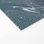 Cosmic Ocean  COLOR GRAD -  turquoise Welcome Mat Gallery Image 2