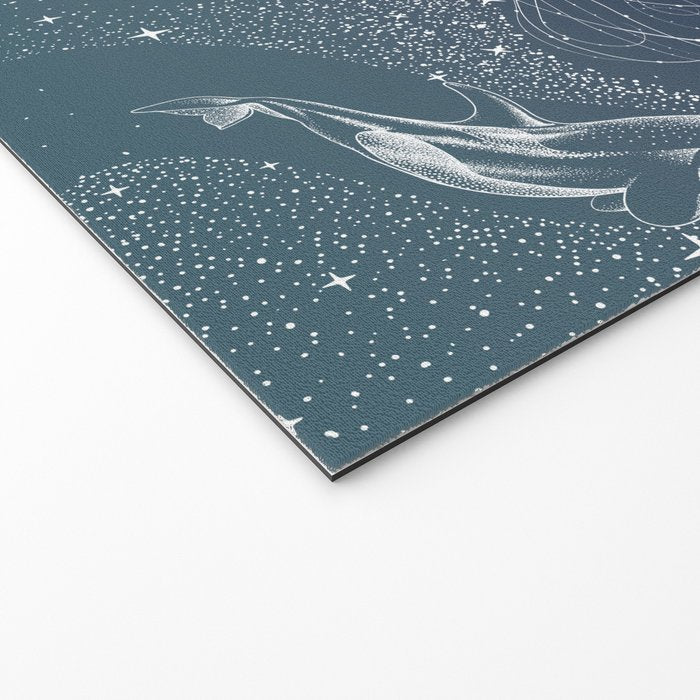 Cosmic Ocean  COLOR GRAD -  turquoise Welcome Mat Gallery Image 2