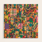 Patchwork #4 Wood Wall Art Gallery Image 1