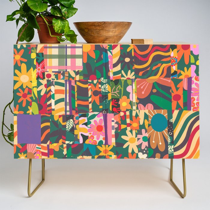 Patchwork #4 Credenza Gallery Image 1