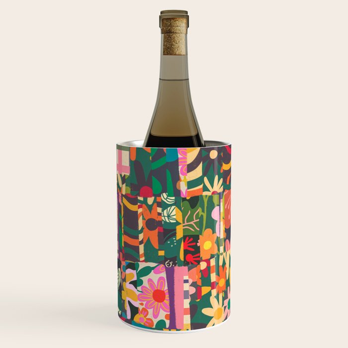 Patchwork #4 Wine Chiller Gallery Image 1