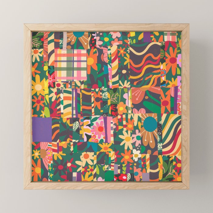 Patchwork #4 Mini Art Print Gallery Image 1