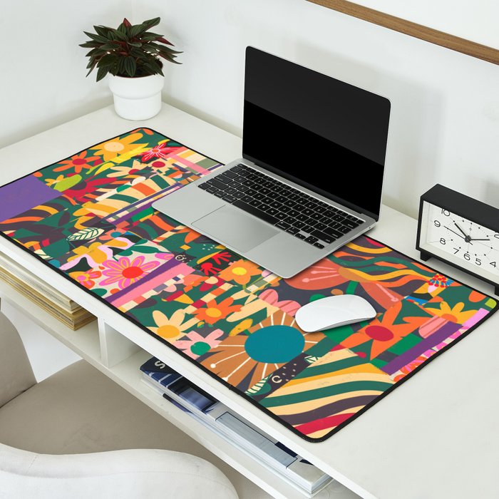 Patchwork #4 Desk Mat Gallery Image 2