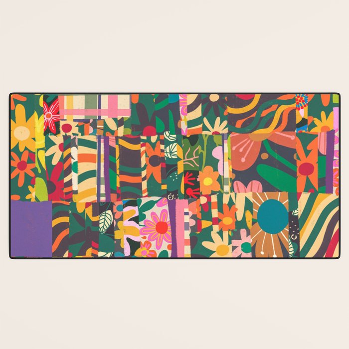 Patchwork #4 Desk Mat Gallery Image 3