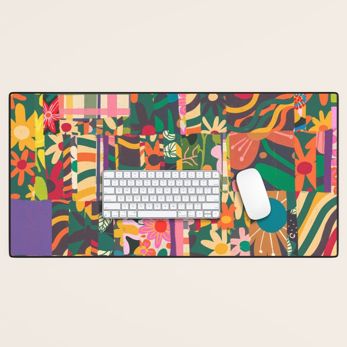 Patchwork #4 Desk Mat