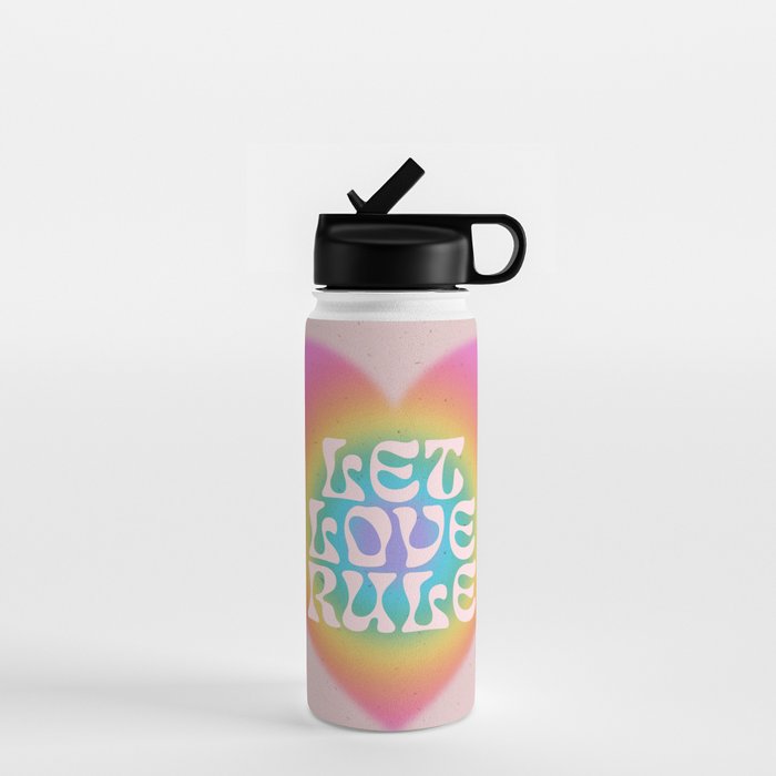 Let Love Rule Water Bottle Gallery Image 1