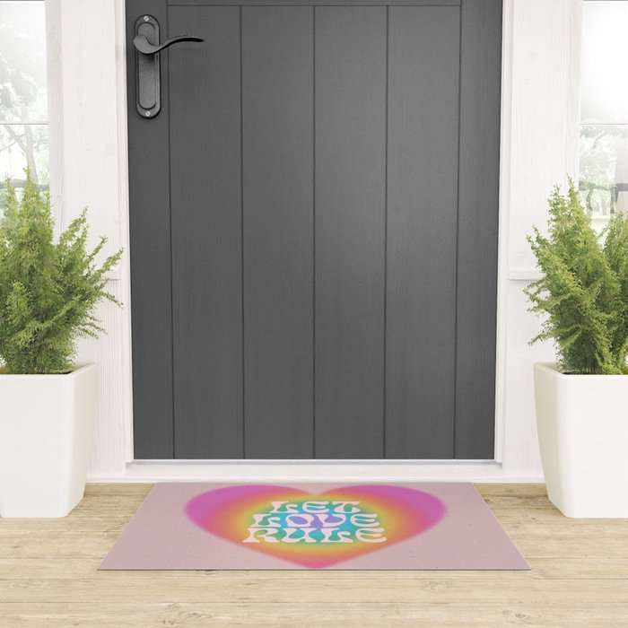 Let Love Rule Welcome Mat Gallery Image 3