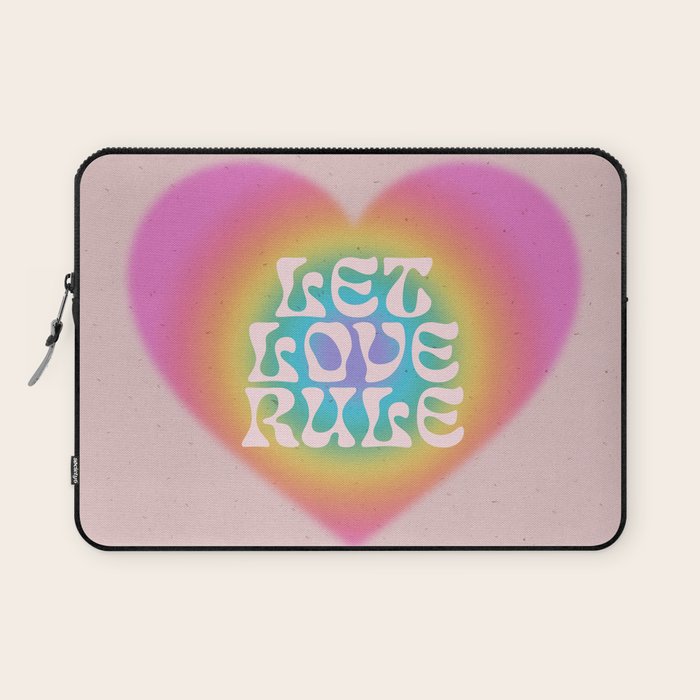Let Love Rule Laptop Sleeve Gallery Image 1