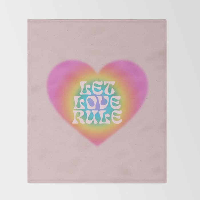 Let Love Rule Throw Blanket Gallery Image 2