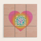 Let Love Rule Wood Wall Art Gallery Image 1