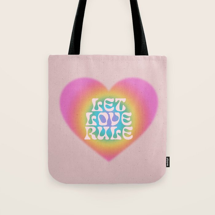 Let Love Rule Tote Bag Gallery Image 1