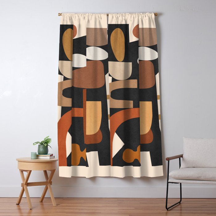 Modern Abstract Art 43 Window Curtain Gallery Image 5