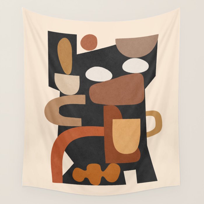 Modern Abstract Art 43 Wall Tapestry Gallery Image 1