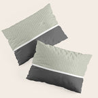 Linen Sage and Gray Pillow Sham Gallery Image 3