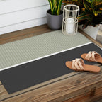 Linen Sage and Gray Outdoor Rug Gallery Image 2