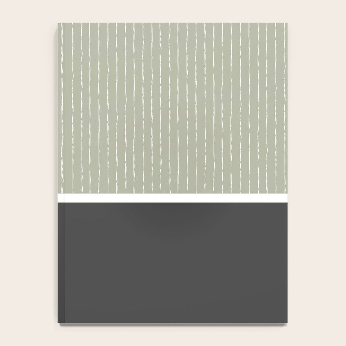 Linen Sage and Gray Notebook Gallery Image 4