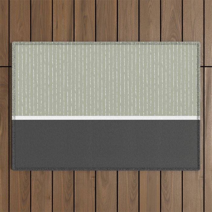 Linen Sage and Gray Outdoor Rug Gallery Image 1