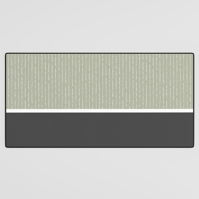 Linen Sage and Gray Desk Mat Gallery Image 3