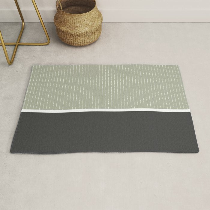 Linen Sage and Gray Rug Gallery Image 1