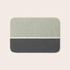 Linen Sage and Gray Bath Mat Gallery Image 1