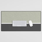 Linen Sage and Gray Desk Mat Gallery Image 1