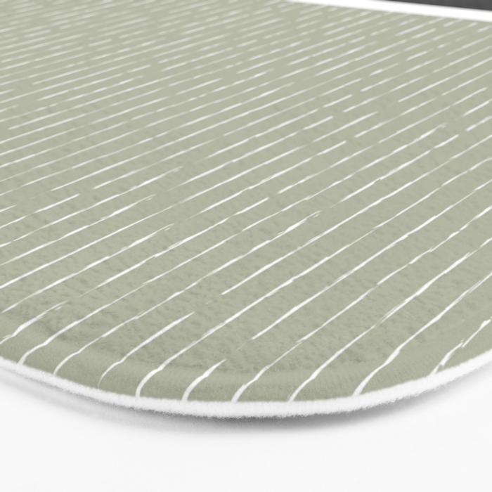 Linen Sage and Gray Bath Mat Gallery Image 3