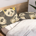 Panda Party Pillow Sham Gallery Image 2