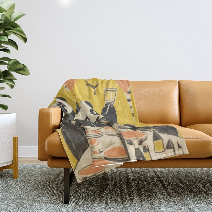 Panda Party Throw Blanket Gallery Image 1