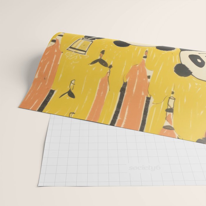 Panda Party Wrapping Paper Gallery Image 2