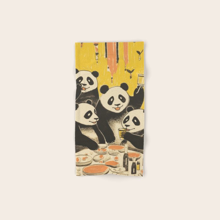 Panda Party Bath Towel Gallery Image 1