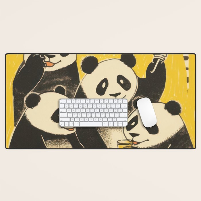 Panda Party Desk Mat Gallery Image 1