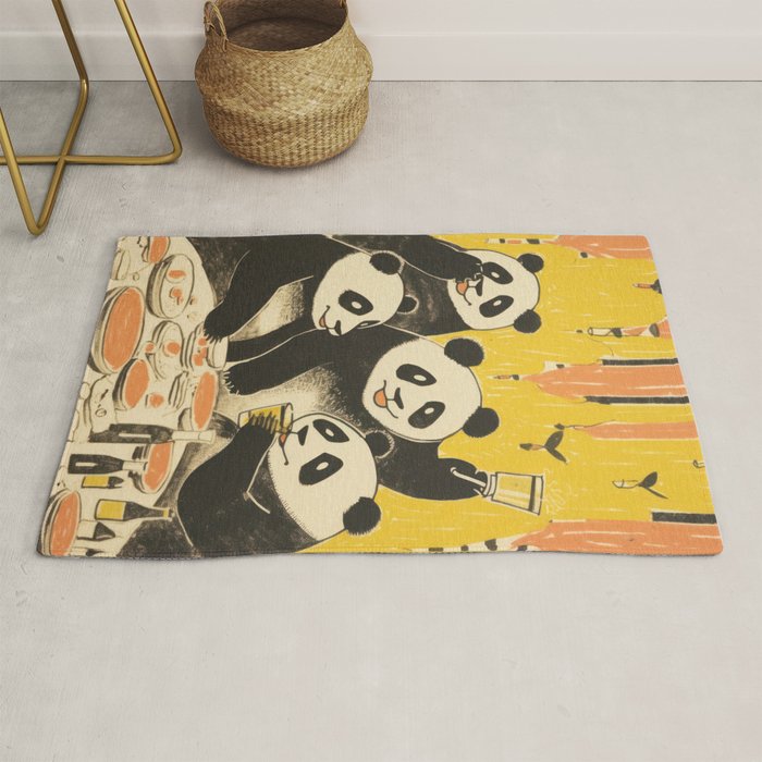 Panda Party Rug Gallery Image 1