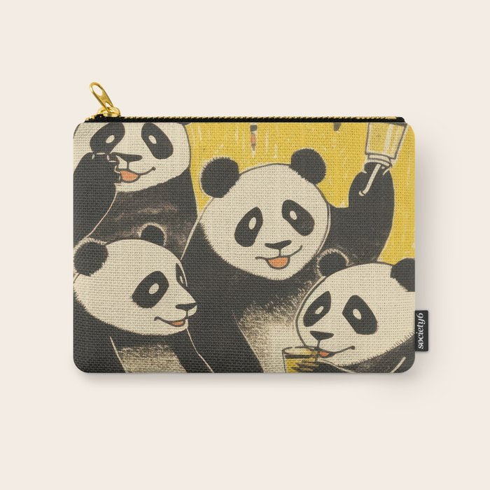 Panda Party Carry All Pouch Gallery Image 1