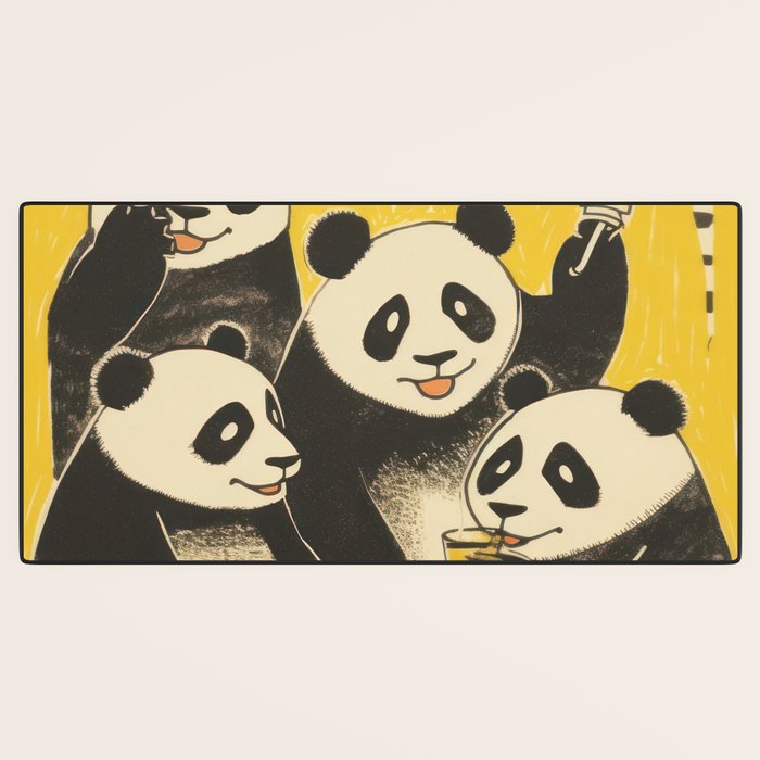 Panda Party Desk Mat Gallery Image 3
