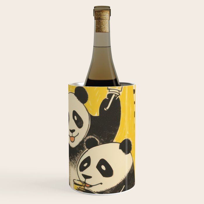 Panda Party Wine Chiller Gallery Image 3