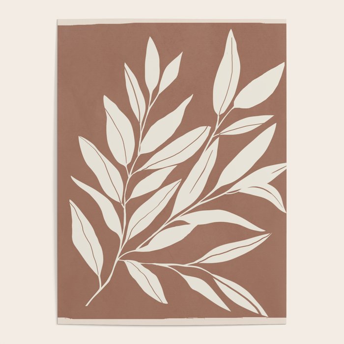 Mocha Branching Simplicity Poster Gallery Image 4