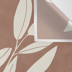 Mocha Branching Simplicity Wall Tapestry Gallery Image 3